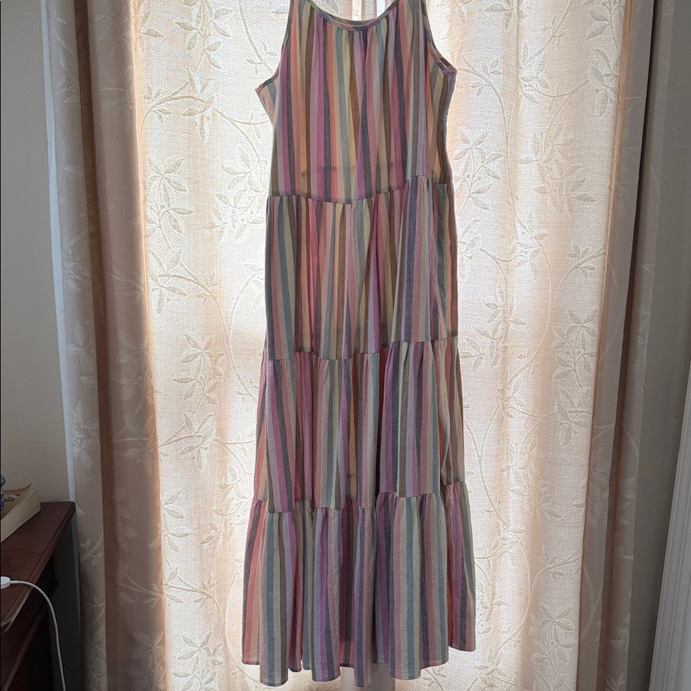 Universal Thread Pastel Striped Maxi Dress